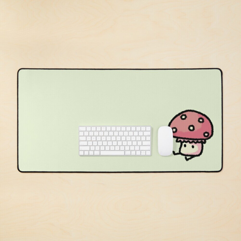 Desk Mat Lil' Shroom Pal Large Gaming Mouse Pad 35X16 Inch 7802738390681