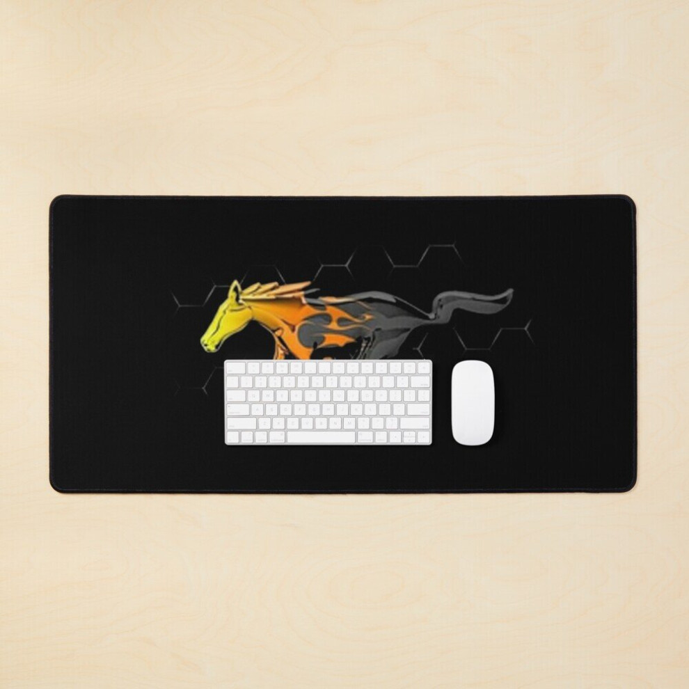 Desk Mat Fiber Top Large Gaming Mouse Pad 35X16 Inch Gold 7802738401974