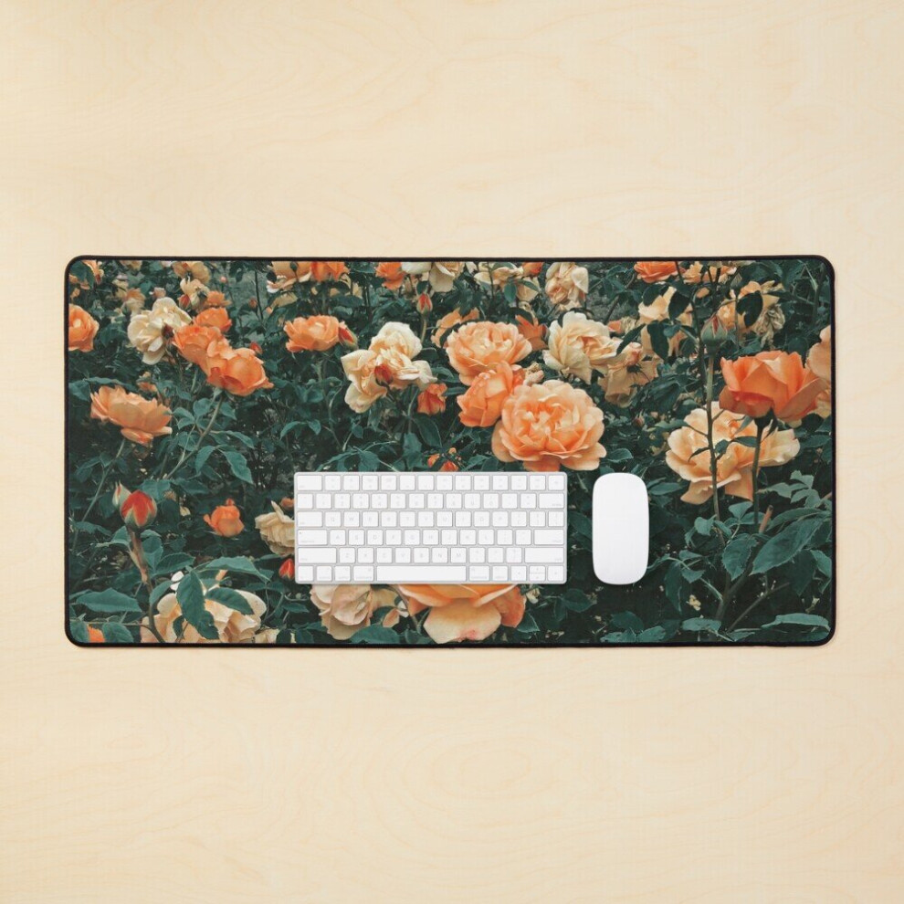 Desk Mat Forest Of Roses Large Gaming Mouse Pad 35X16 Inch 7802738405415