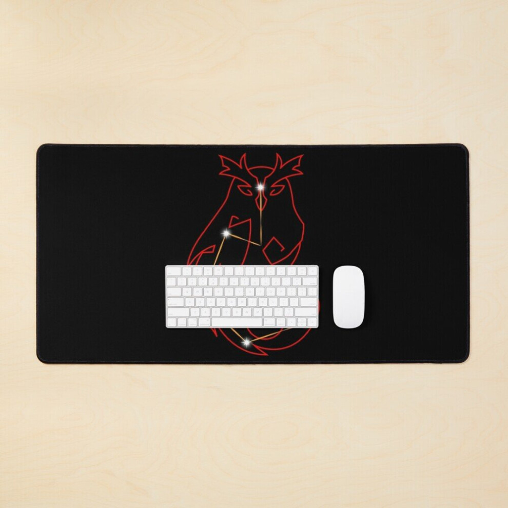 Desk Mat Genshin Impact Diluc Constellation Large Gaming Mouse Pad 35X16 Inch 7802738355611