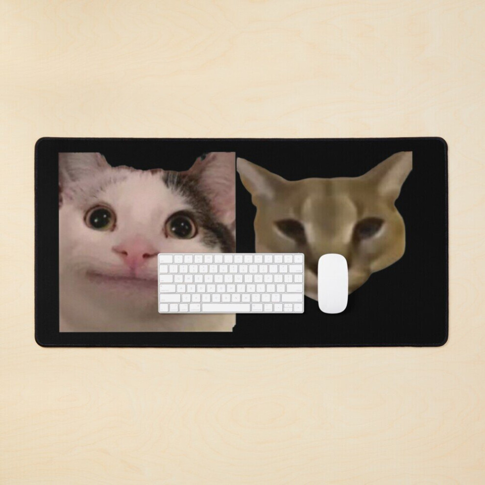 Desk Mat Beluga Cat And Hecker Cat Large Gaming Mouse Pad 35X16 Inch 7802738359930