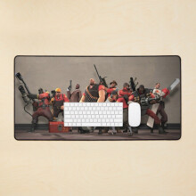 Desk Mat Team Fortress 2 All Units Large Gaming Mouse Pad 35x16 inch