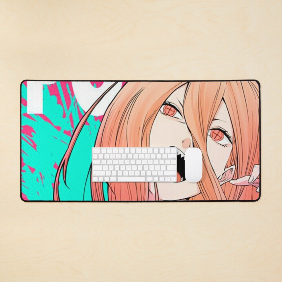 Desk Mat Power - Chainsaw Man Large Gaming Mouse Pad 35X16 Inch 7802738318999