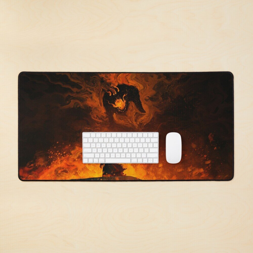 Desk Mat The Shadow And The Flame Large Gaming Mouse Pad 35X16 Inch 7802738310405