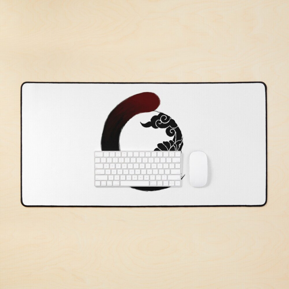 Desk Mat Oneus Blood Moon Logo Large Gaming Mouse Pad 35X16 Inch 7802738357455