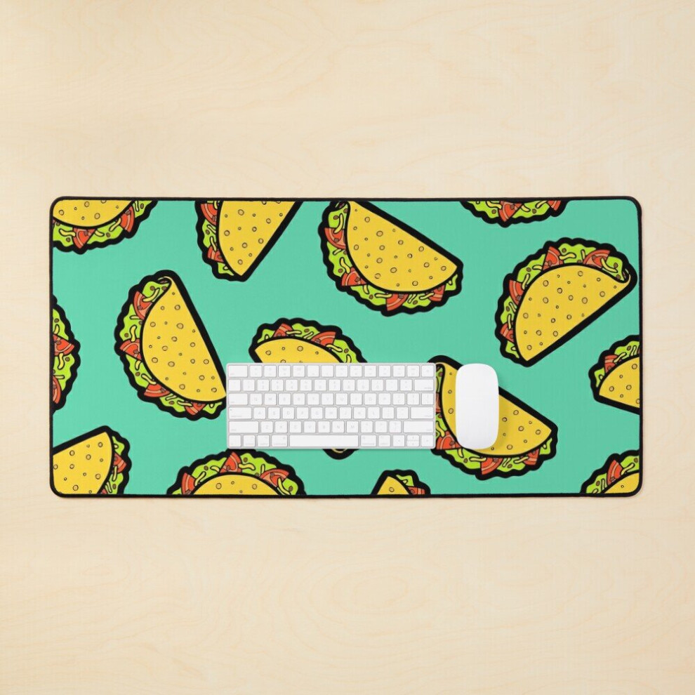 Desk Mat It's Taco Time! Large Gaming Mouse Pad 35X16 Inch 7802738385366