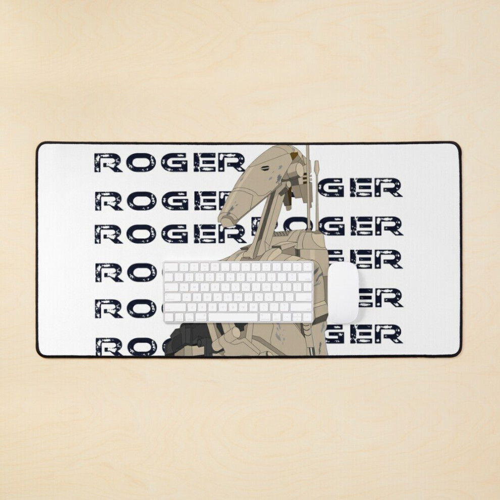 Desk Mat Roger Roger - Battle Droid Large Gaming Mouse Pad 35X16 Inch 7802738403503