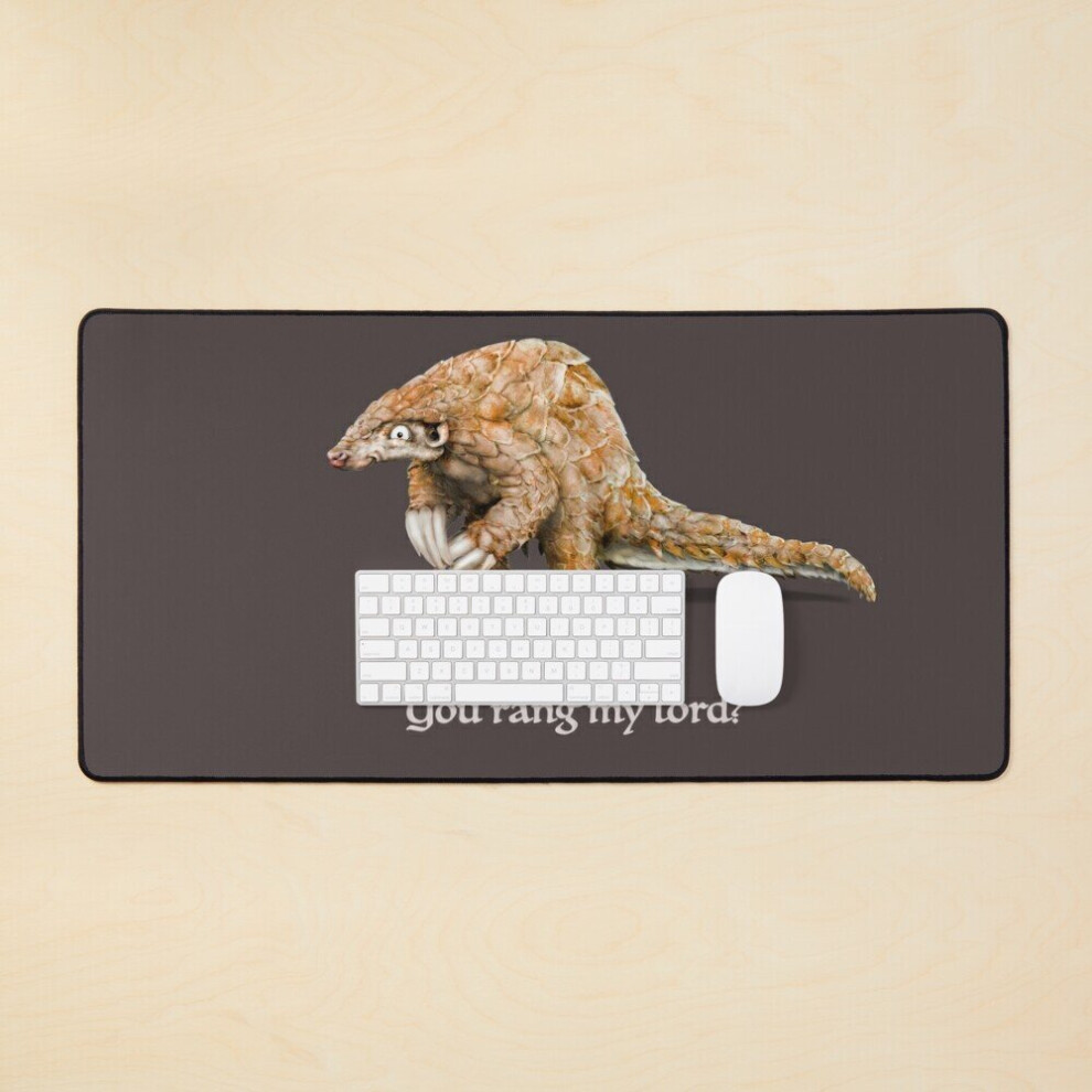 Desk Mat Save The Messenger Wt Cartoon Pangolin Large Gaming Mouse Pad 35X16 Inch 7802738397857
