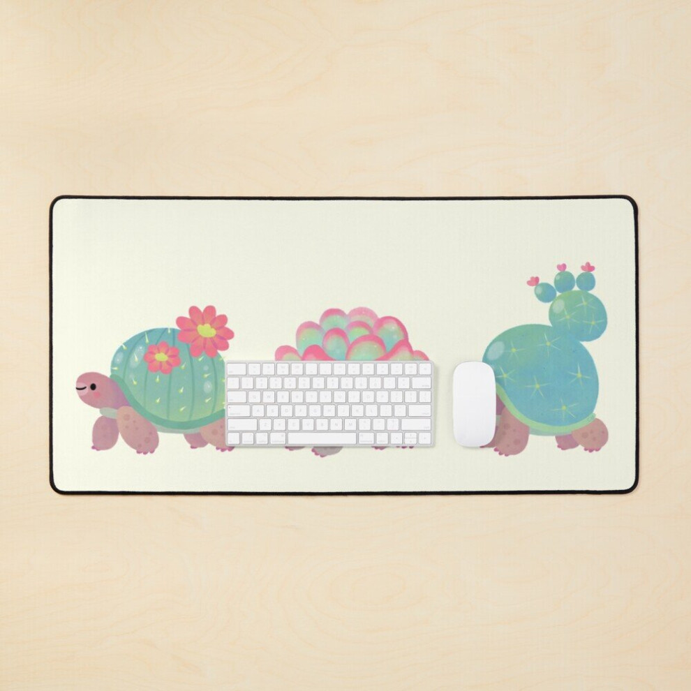 Desk Mat Cactus Tortoise Large Gaming Mouse Pad 35X16 Inch 7802738324006