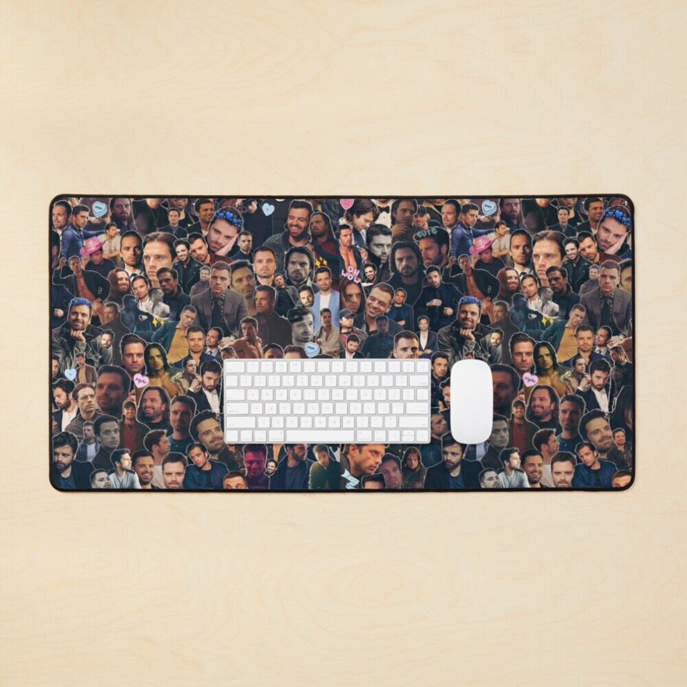 Desk Mat Sebastian Large Gaming Mouse Pad 35X16 Inch 7802738336436