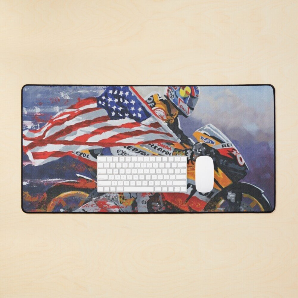 Desk Mat Motogp World Champion In 2006 Large Gaming Mouse Pad 35X16 Inch 7802738372106