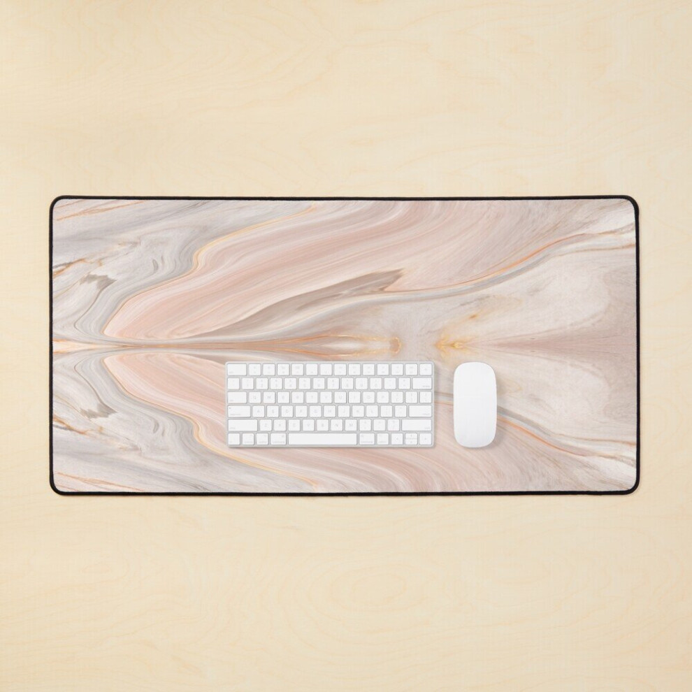Desk Mat Coffee Marble Large Gaming Mouse Pad 35X16 Inch 7802738387186