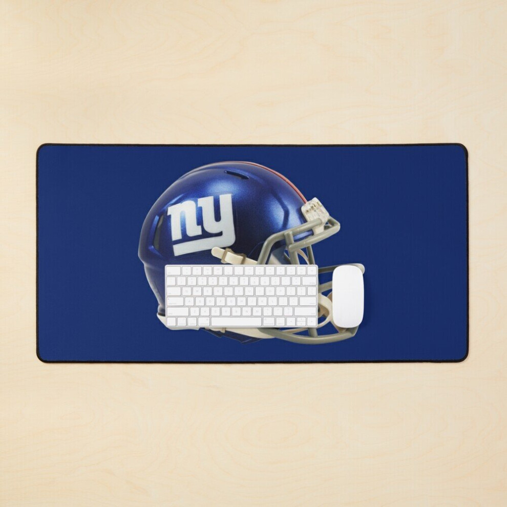 Desk Mat Helmet Giants Ny Icon Large Gaming Mouse Pad 35X16 Inch 7802738370225