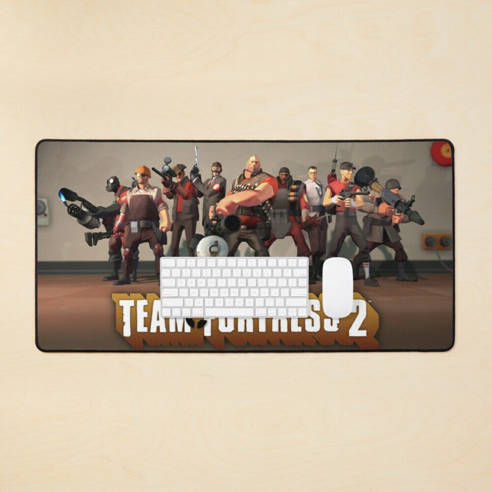 Desk Mat Team Fortress 2 Artwork  Large Gaming Mouse Pad 35x16 inch