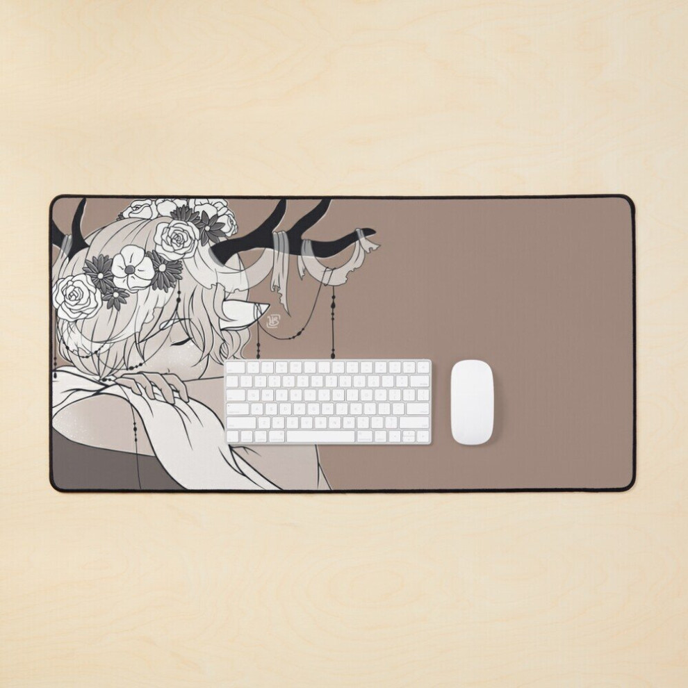 Desk Mat Sleepy Forest Spirit Large Gaming Mouse Pad 35X16 Inch 7802738350777