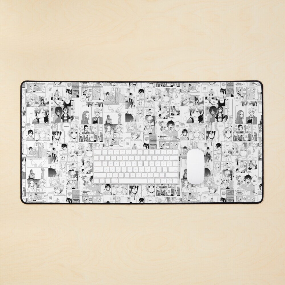 Desk Mat Horimiya Collage Large Gaming Mouse Pad 35X16 Inch 7802738331462