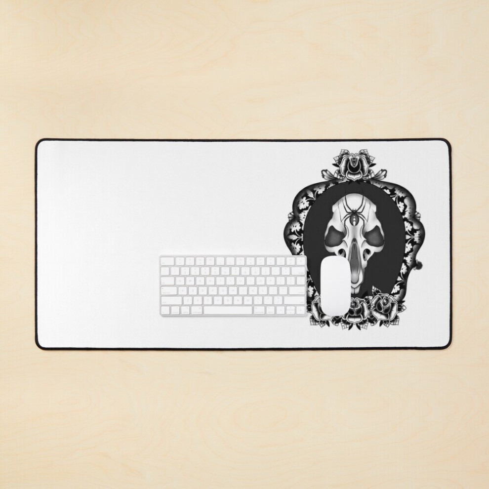 Desk Mat Rat Skull Large Gaming Mouse Pad 35X16 Inch 7802738370959