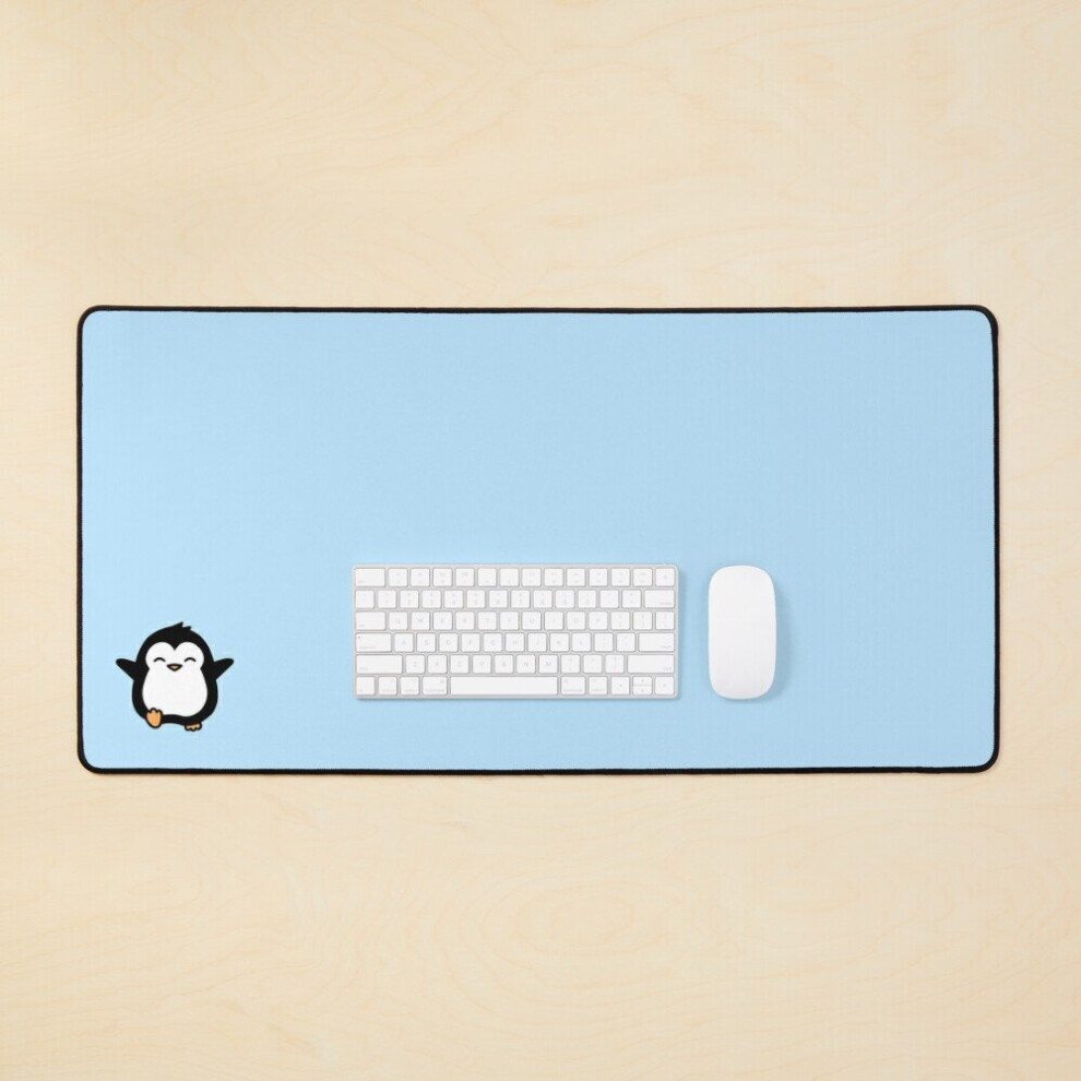 Desk Mat Penguin Large Gaming Mouse Pad 35X16 Inch 7802738342765