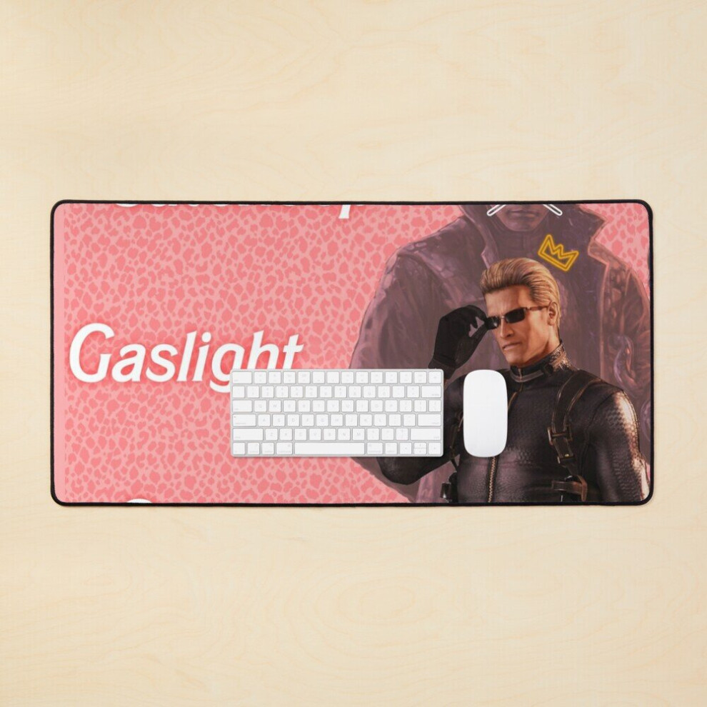 Desk Mat Wesker : Gaslight Gatekeep Girlboss Large Gaming Mouse Pad 35X16 Inch 7802738369182
