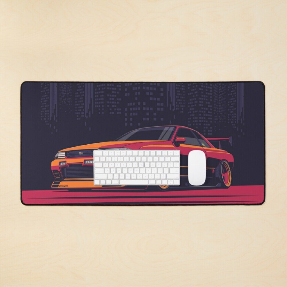 Desk Mat Skyline Gtr R32 Large Gaming Mouse Pad 35X16 Inch 7802738362428