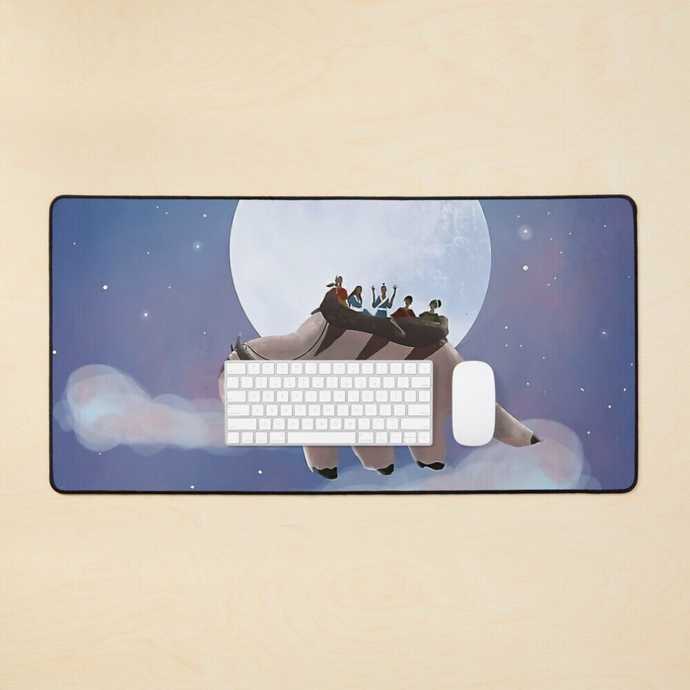 Desk Mat Appa With A Choppa Tapestry Large Gaming Mouse Pad 35X16 Inch 7802738329124