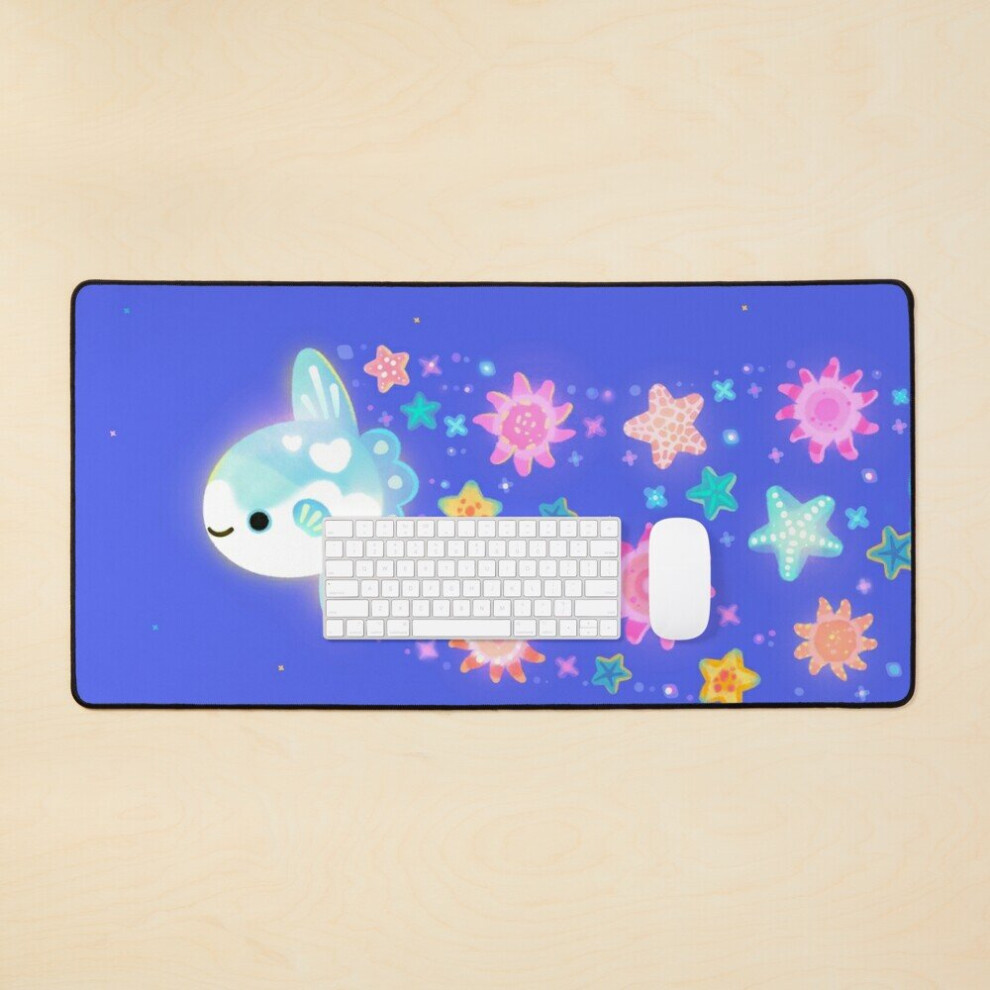 Desk Mat Sun And Star Large Gaming Mouse Pad 35X16 Inch 7802738384604