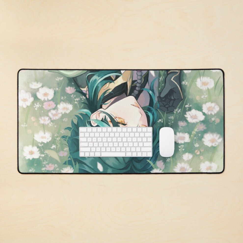 Desk Mat Xiao (Genshin Impact) Large Gaming Mouse Pad 35X16 Inch 7802738324099