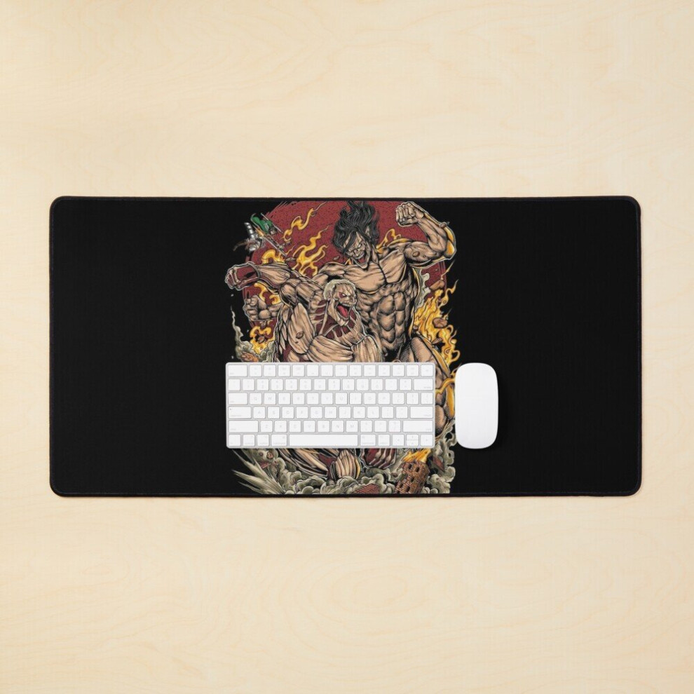 Desk Mat Epic Fight Large Gaming Mouse Pad 35X16 Inch 7802738406429
