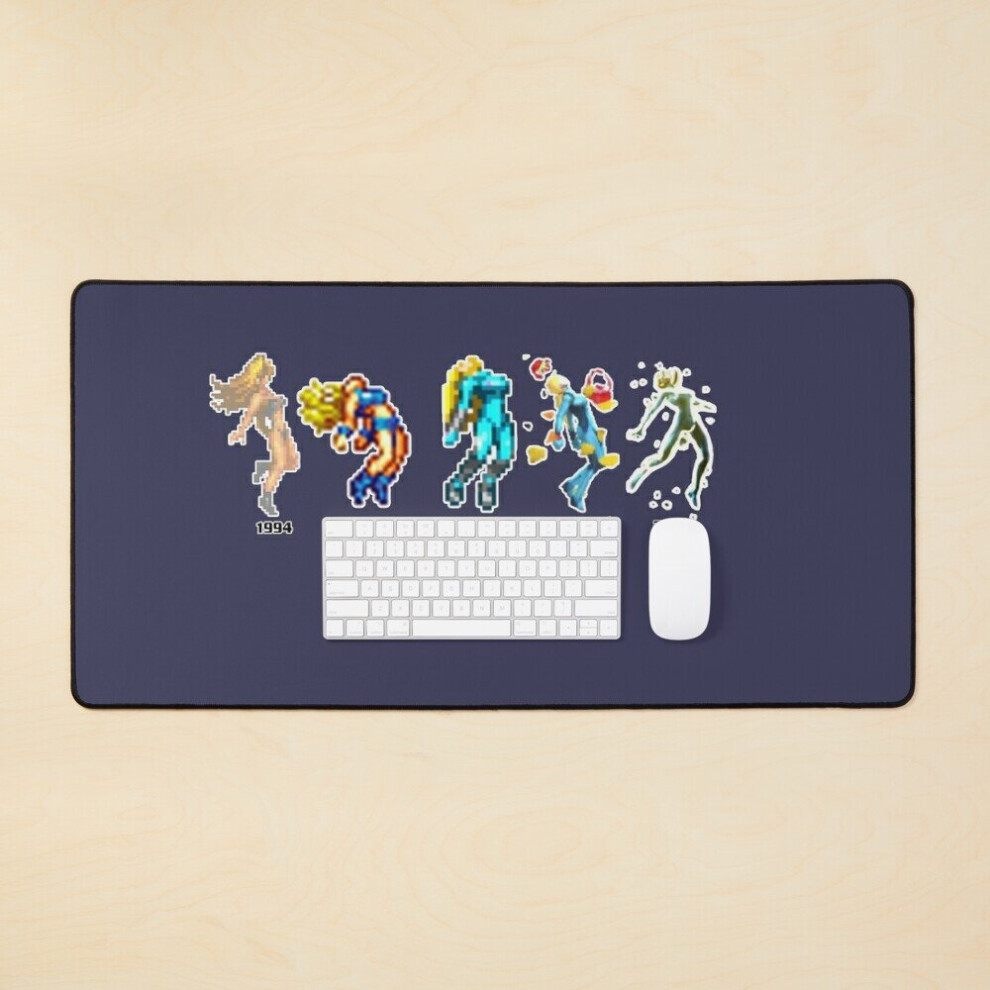 Desk Mat Samus Death Animation Large Gaming Mouse Pad 35X16 Inch 7802738401677