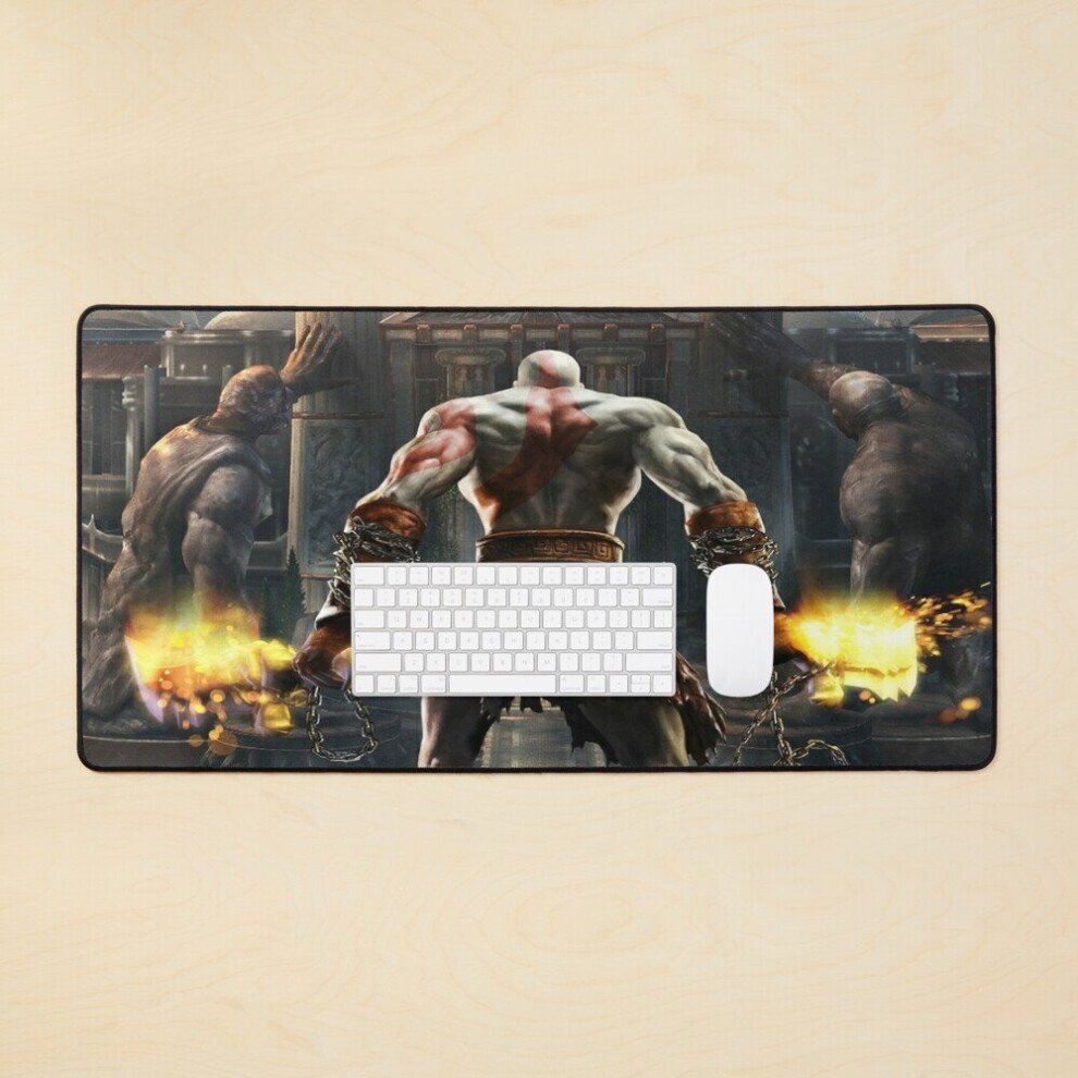 Desk Mat God Of War Large Gaming Mouse Pad 35X16 Inch 7802738400502