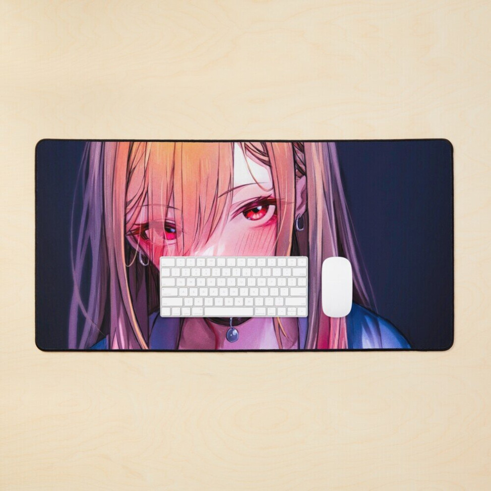 Desk Mat Marin Kitagawa My Dress-Up Darling Anime Large Gaming Mouse Pad 35X16 Inch 7802738378849