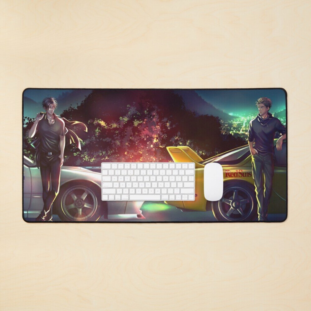 Desk Mat Initial D ~ Keisuke ~ Ryosuke Large Gaming Mouse Pad 35X16 Inch 7802738337877