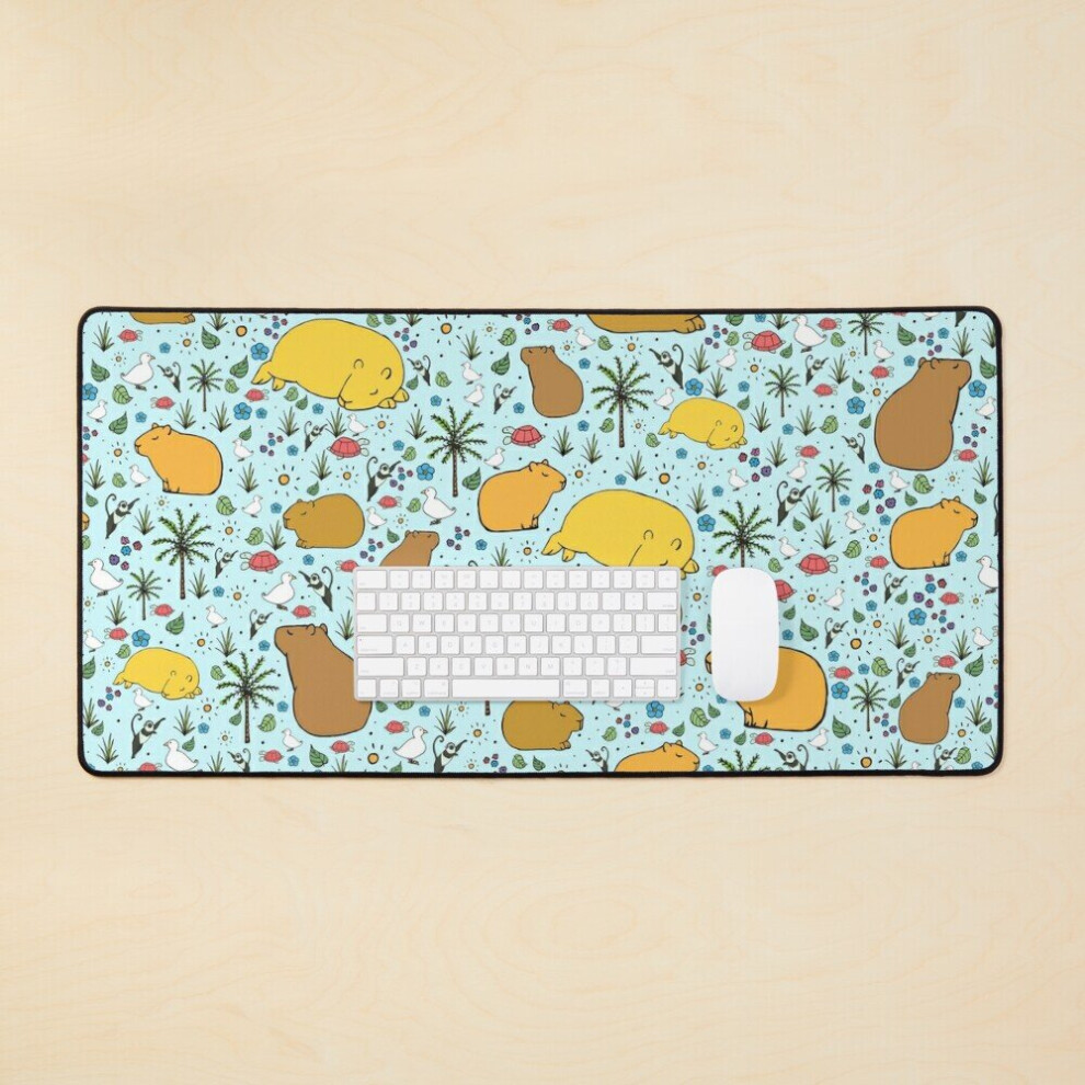Desk Mat Capybaras Large Gaming Mouse Pad 35X16 Inch 7802738389708