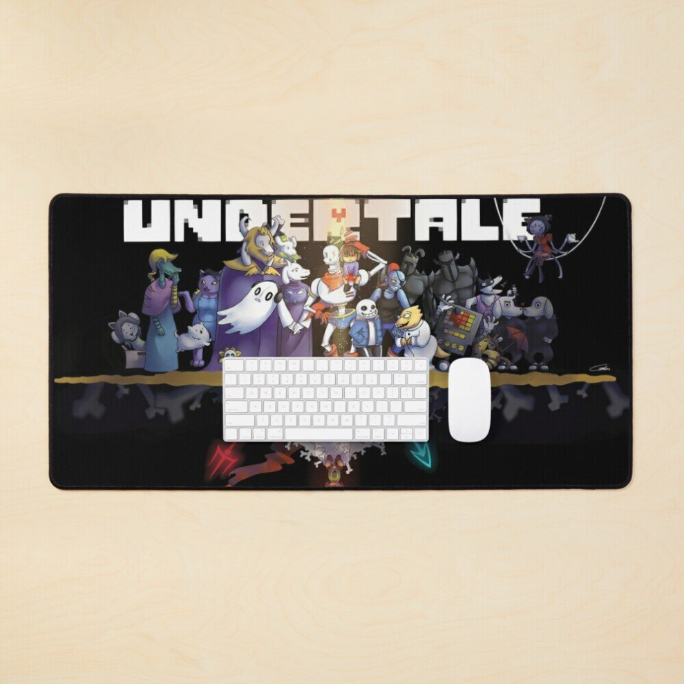 Desk Mat Undertale Characters Wallpaper Large Gaming Mouse Pad 35X16 Inch 7802738310061