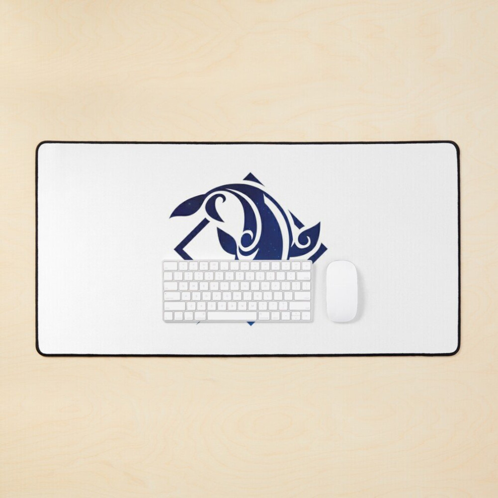 Desk Mat Genshin Impact Childe Tartaglia Emblem - Constellation Large Gaming Mouse Pad 35X16 Inch 7802738368406