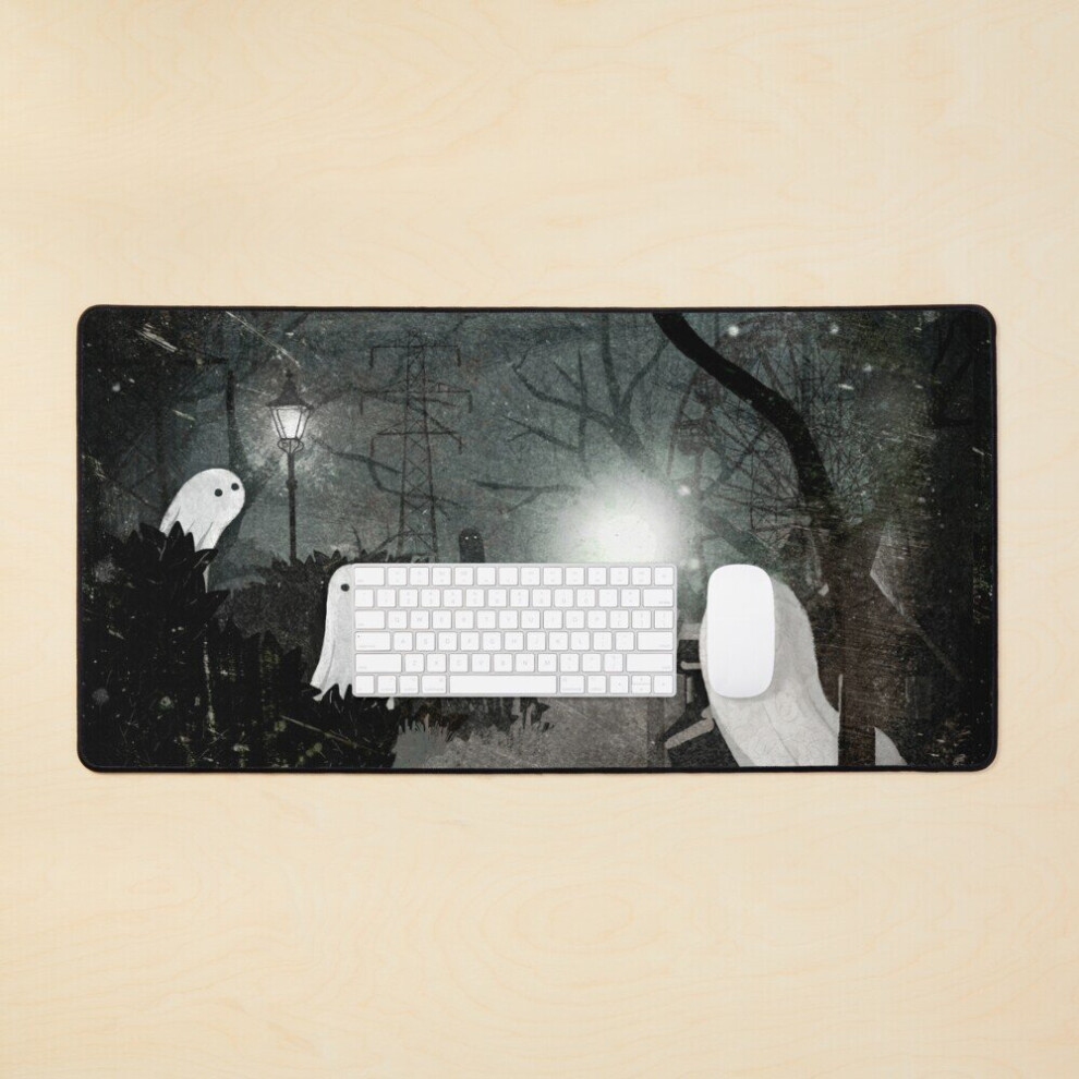 Desk Mat Twilight Ghosts Large Gaming Mouse Pad 35X16 Inch 7802738331523