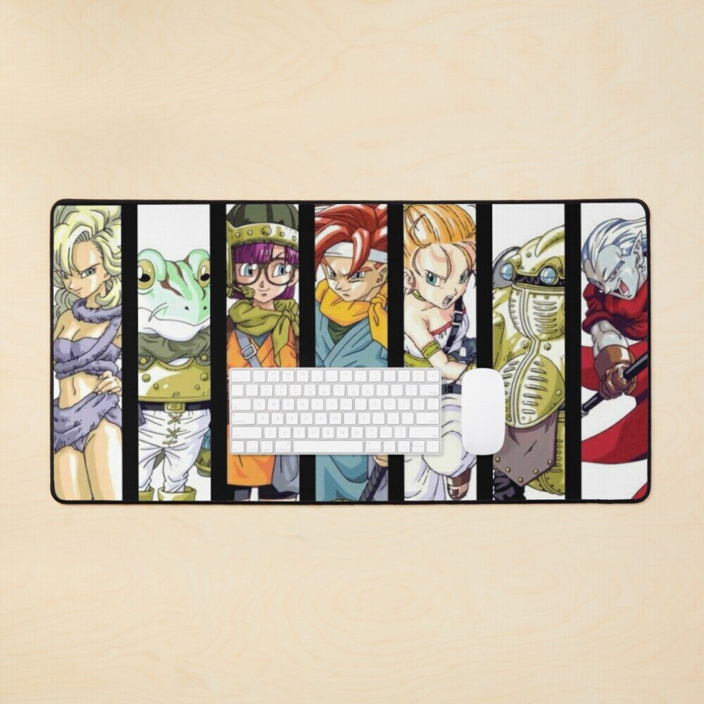 Desk Mat Chrono Trigger Main Characters Large Gaming Mouse Pad 35X16 Inch 7802738367157