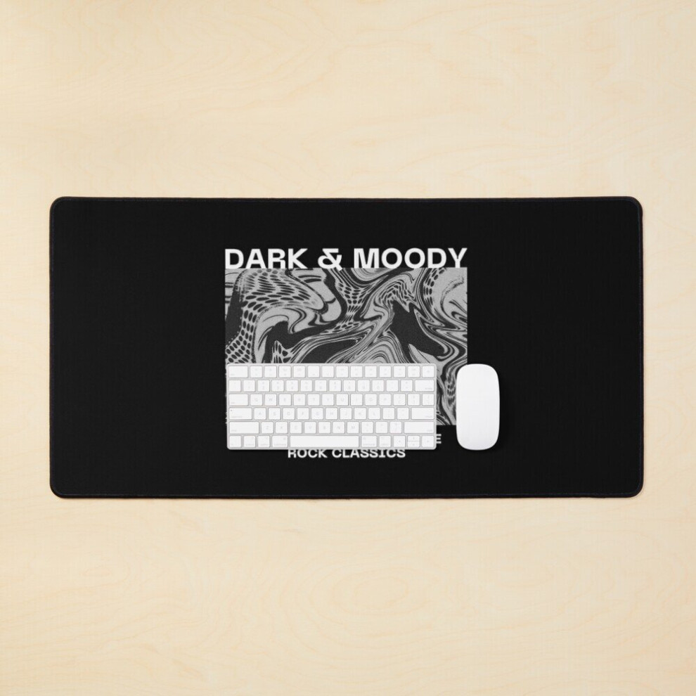 Desk Mat And Moody Large Gaming Mouse Pad 35X16 Inch Dark 7802738378450