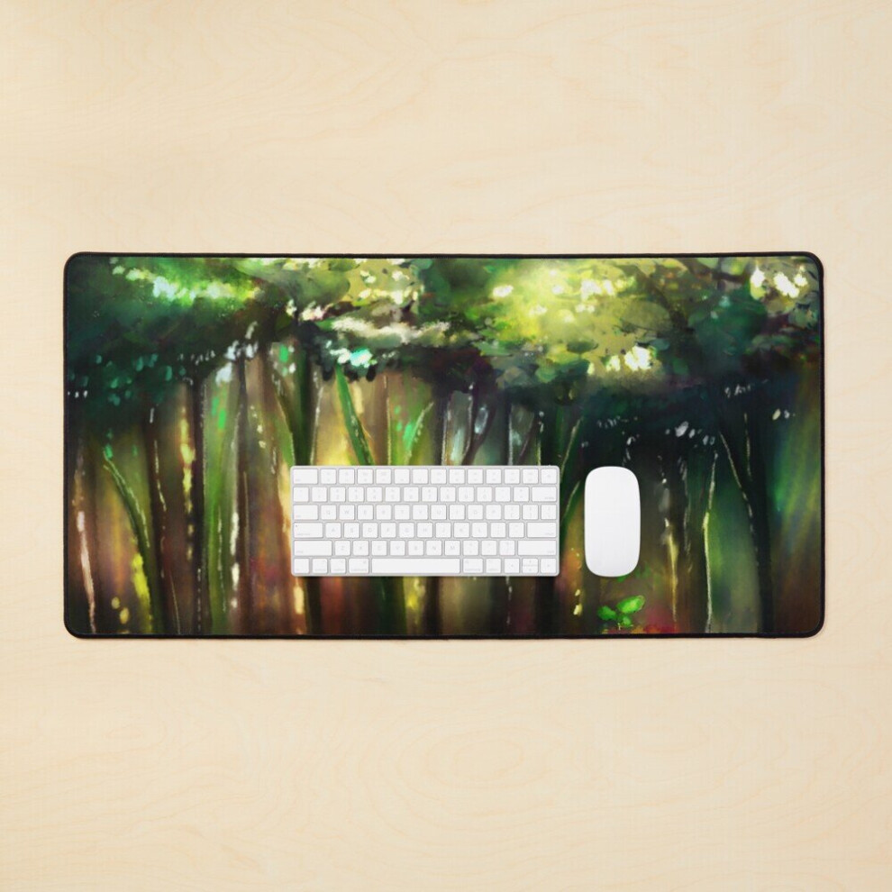 Desk Mat Forest Glen [Available In Multiple Items] Large Gaming Mouse Pad 35X16 Inch 7802738394757