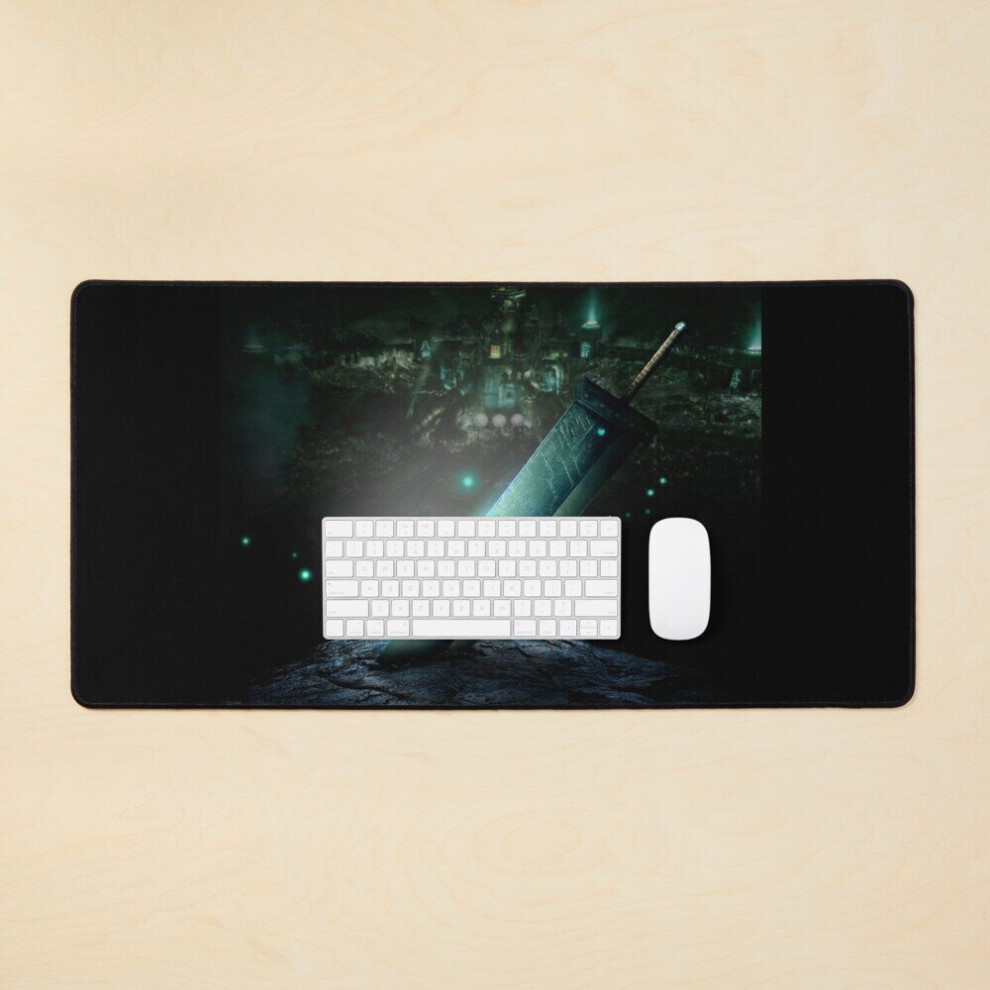 Desk Mat Final Fantasy Vii Remake - Buster Sword Large Gaming Mouse Pad 35X16 Inch 7802738368710