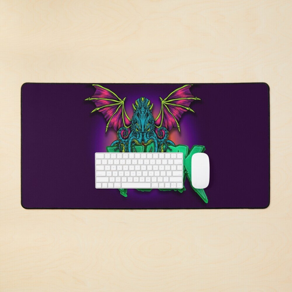 Desk Mat Tuck Logo With Bloom Large Gaming Mouse Pad 35X16 Inch 7802738372748