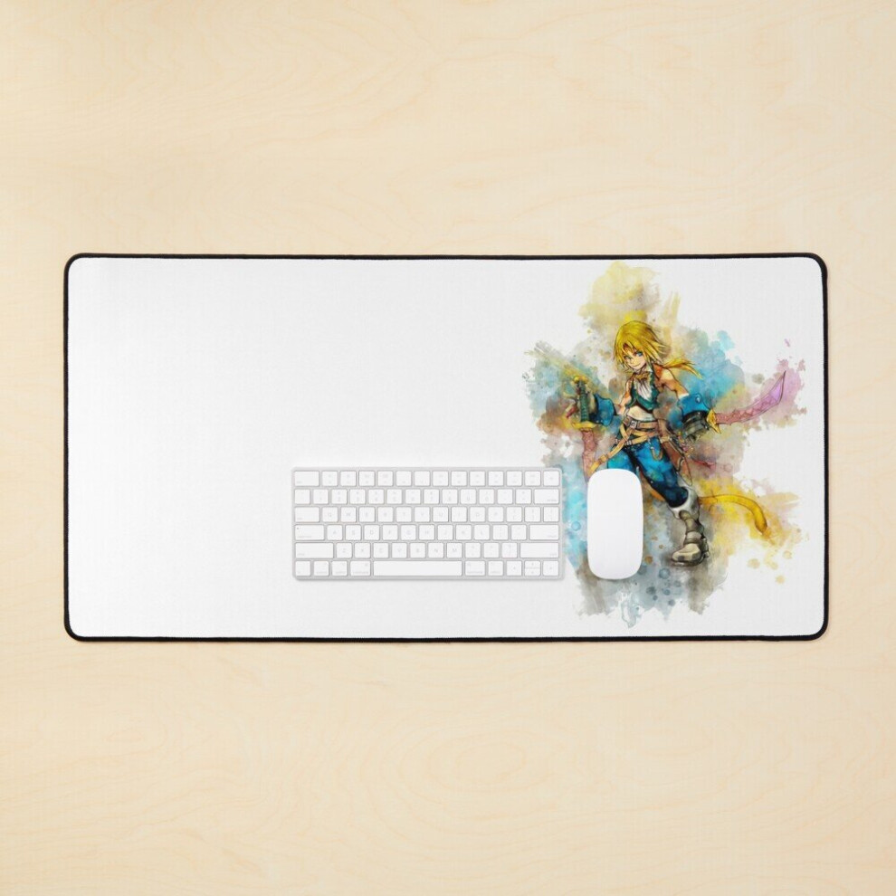Desk Mat Zidane - Final Fantasy Large Gaming Mouse Pad 35X16 Inch 7802738406481