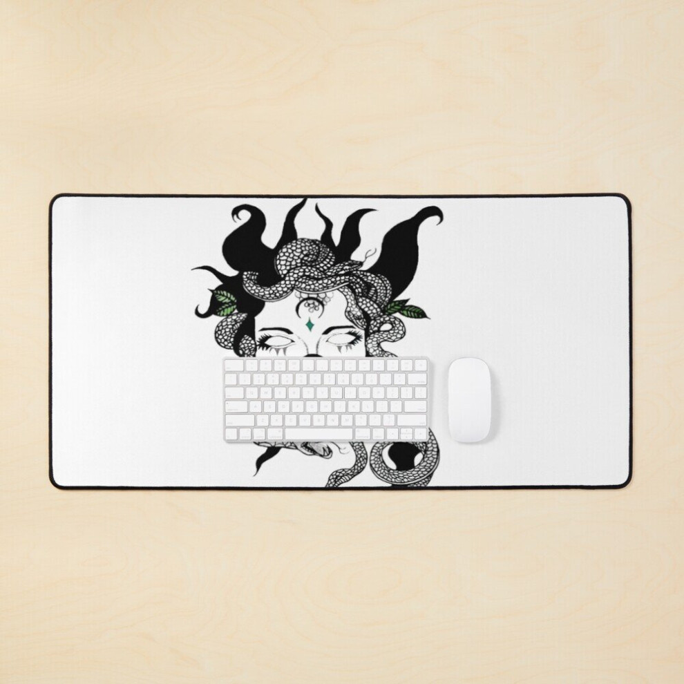 Desk Mat Medusa Large Gaming Mouse Pad 35X16 Inch 7802738373653