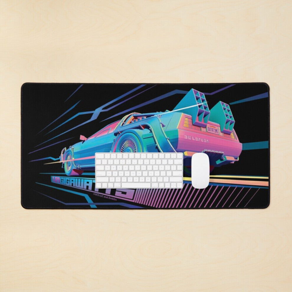 Desk Mat Back To The Future - 1.21 Gigawatts Large Gaming Mouse Pad 35X16 Inch 7802738314564
