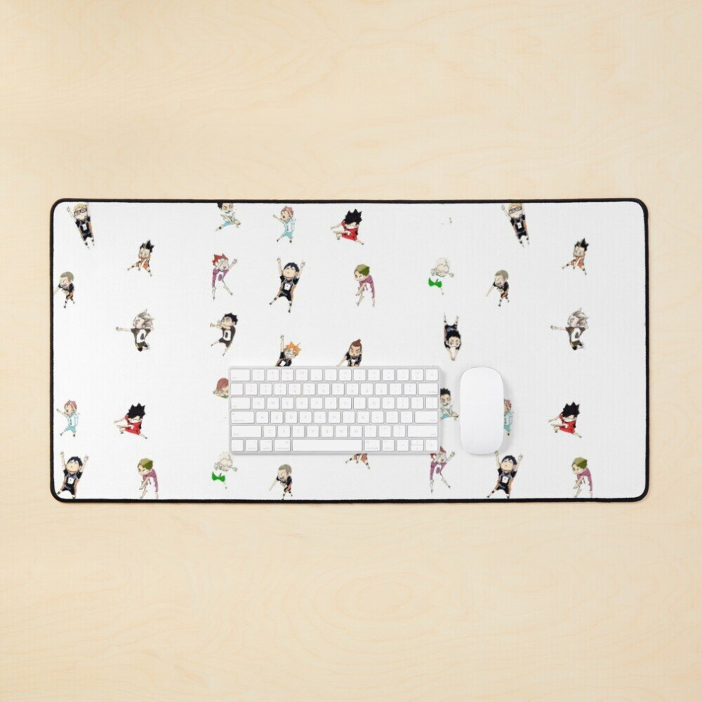 Desk Mat Haikyuu Boys Pattern Large Gaming Mouse Pad 35X16 Inch 7802738376340
