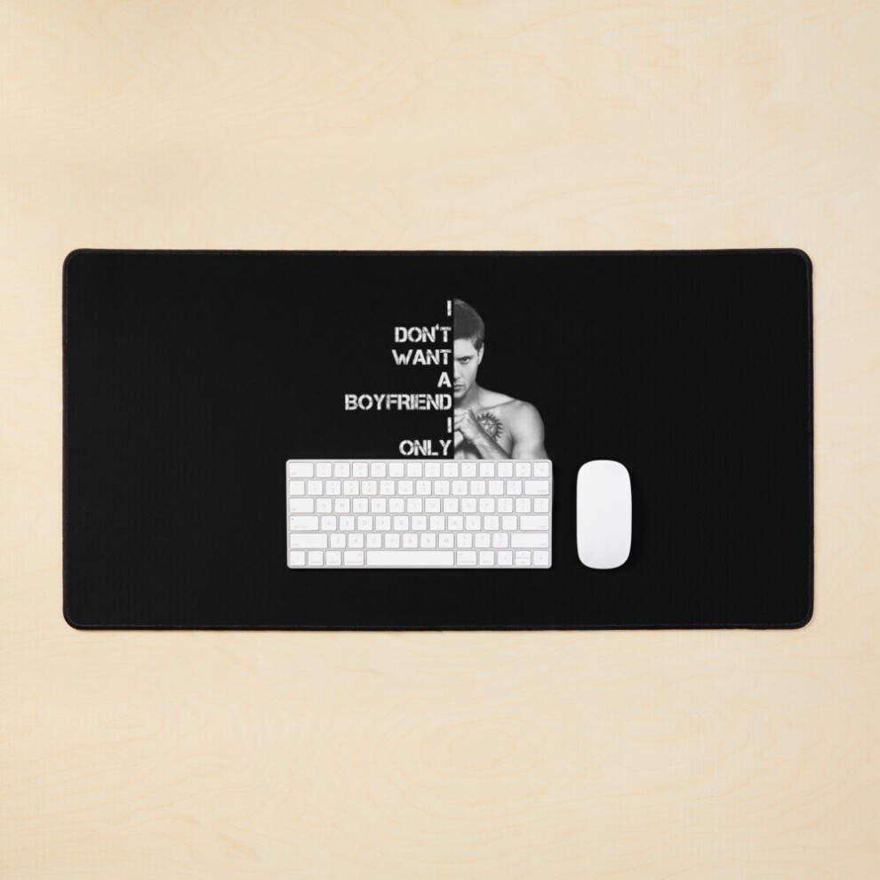 Desk Mat I Only Want Dean Winchester Large Gaming Mouse Pad 35X16 Inch 7802738398038