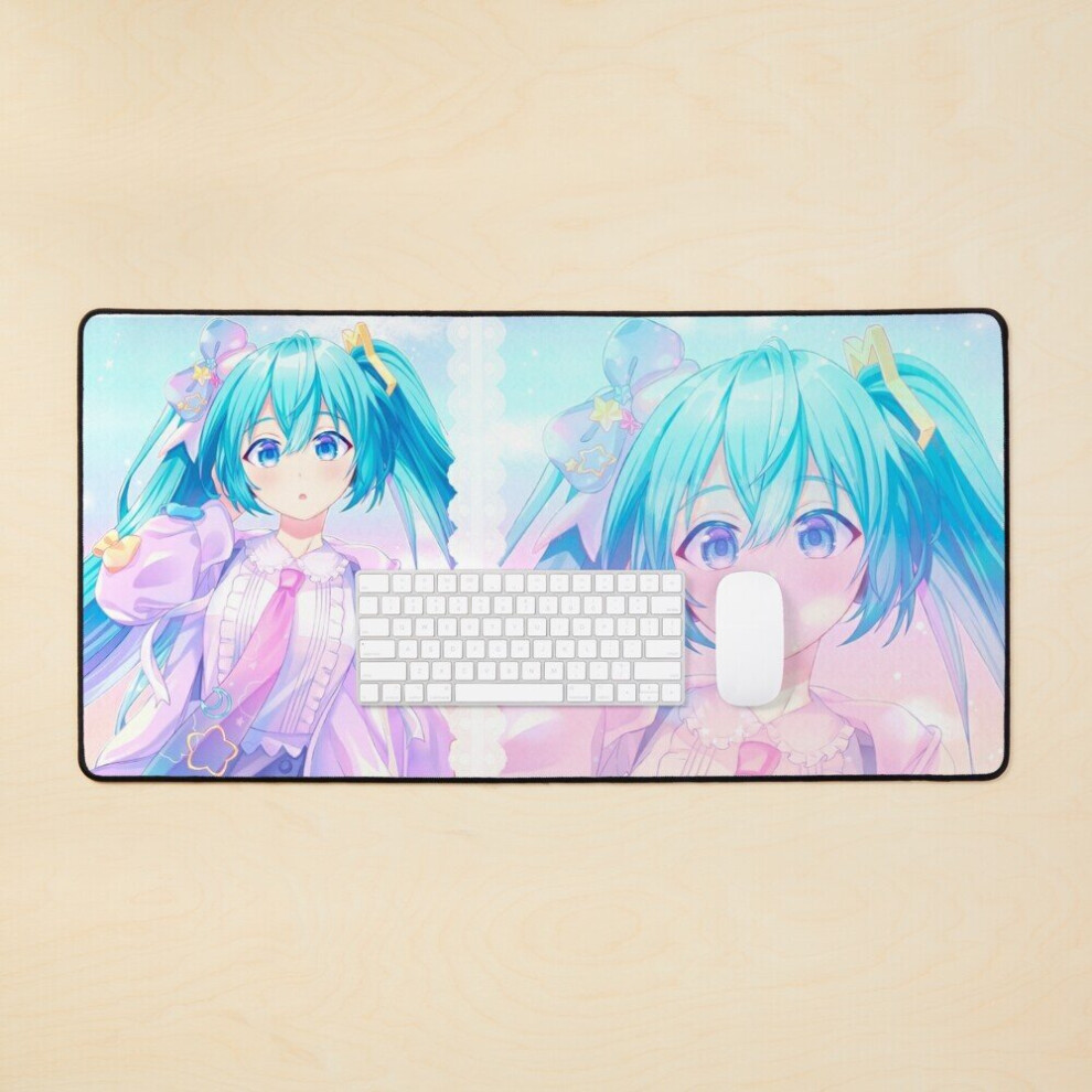 Desk Mat Miku Digital Stars 2021 Large Gaming Mouse Pad 35X16 Inch 7802738326598