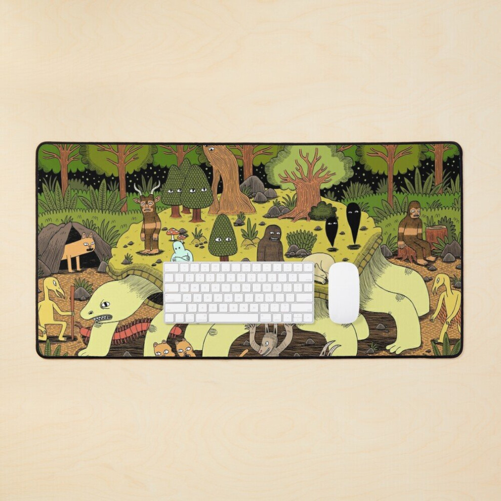 Desk Mat Giant Tortoise Large Gaming Mouse Pad 35X16 Inch 7802738312645