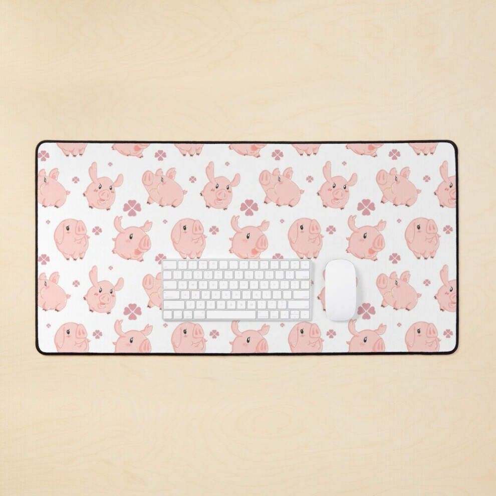 Desk Mat Seven Deadly Sins Hawk Captain Of Disposals Pattern Large Gaming Mouse Pad 35X16 Inch 7802738334135