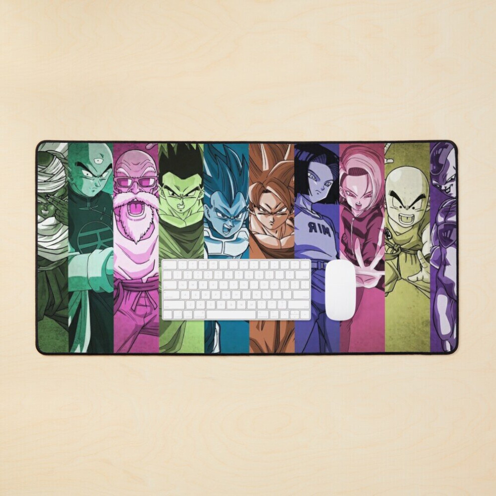 Desk Mat Tournament Of Power - Dragon Ball Super Large Gaming Mouse Pad 35X16 Inch 7802738319163
